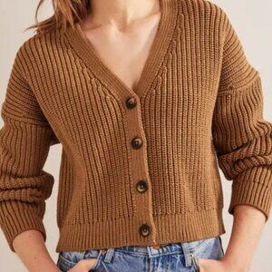 Oversized Ribbed Cardigan